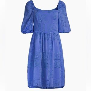 Johnny Was Blue Mini Dress